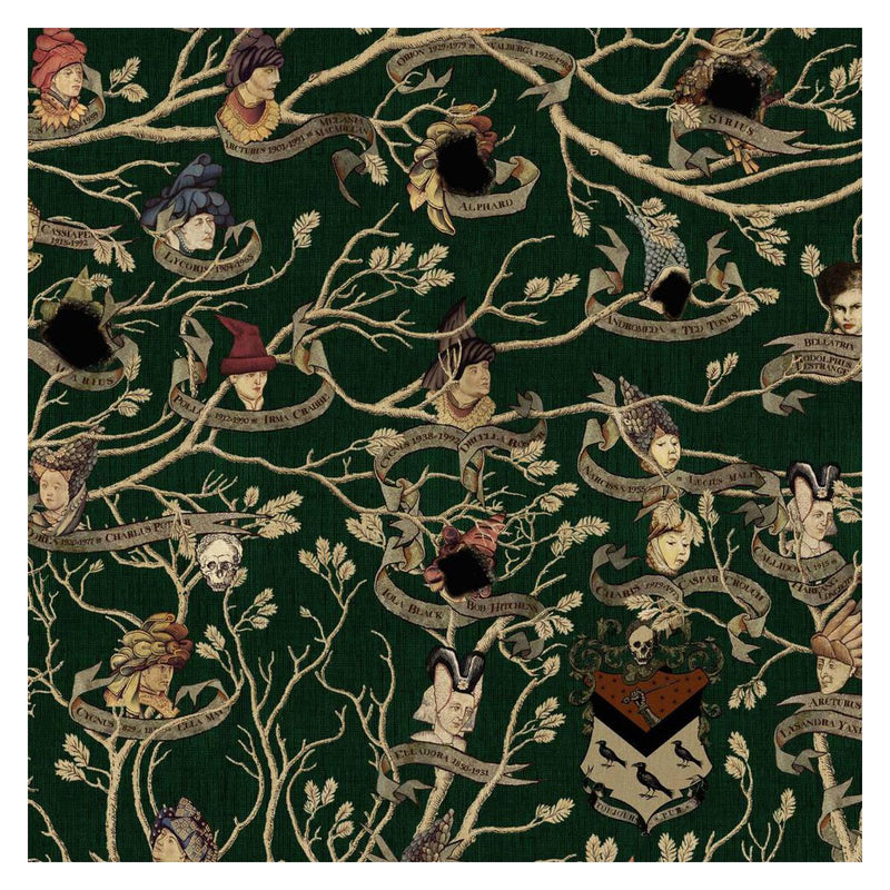 Harry Potter Black Family Tapestry Wallpaper by MinaLima