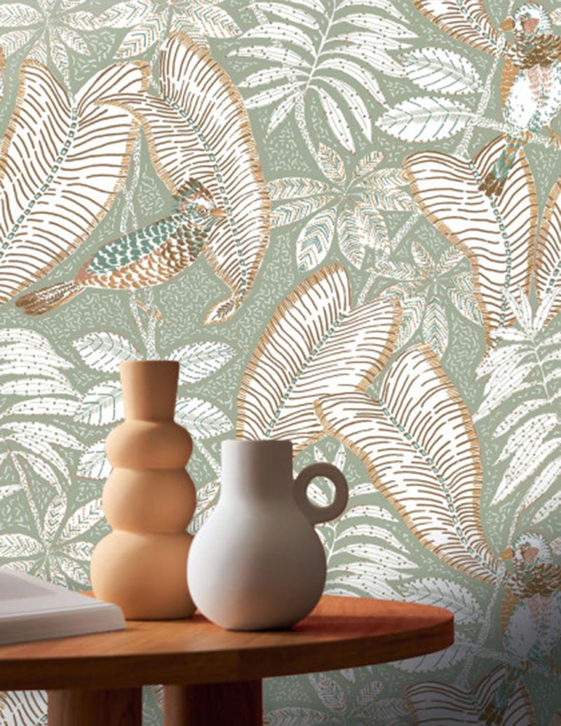 Sibia Wallpaper by Casamance