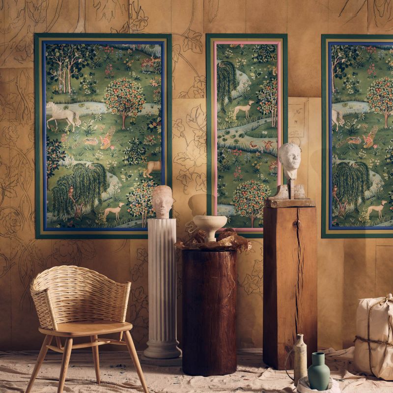 Owl & Willow Mural by Morris and Co