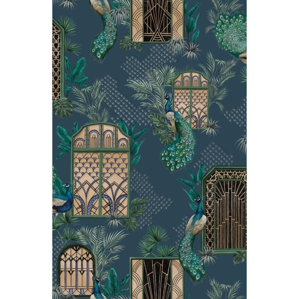Peacock Manor Wallpaper by Brand McKenzie