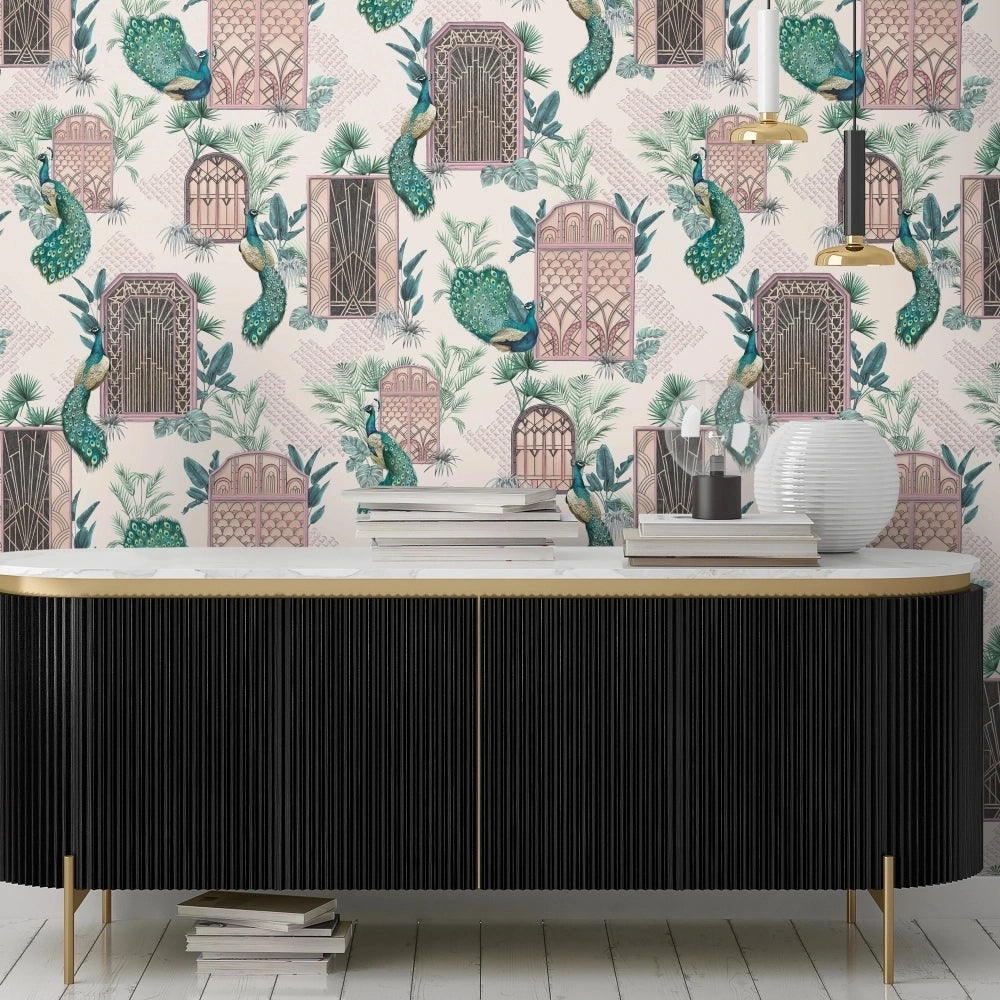 Peacock Manor Wallpaper by Brand McKenzie