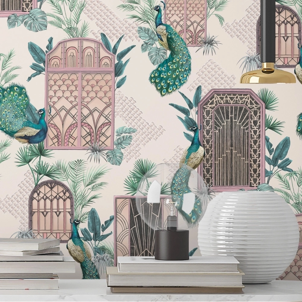 Peacock Manor Wallpaper by Brand McKenzie