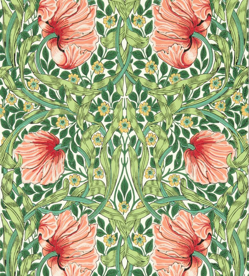 Pimpernel Wallpaper by Morris & Co