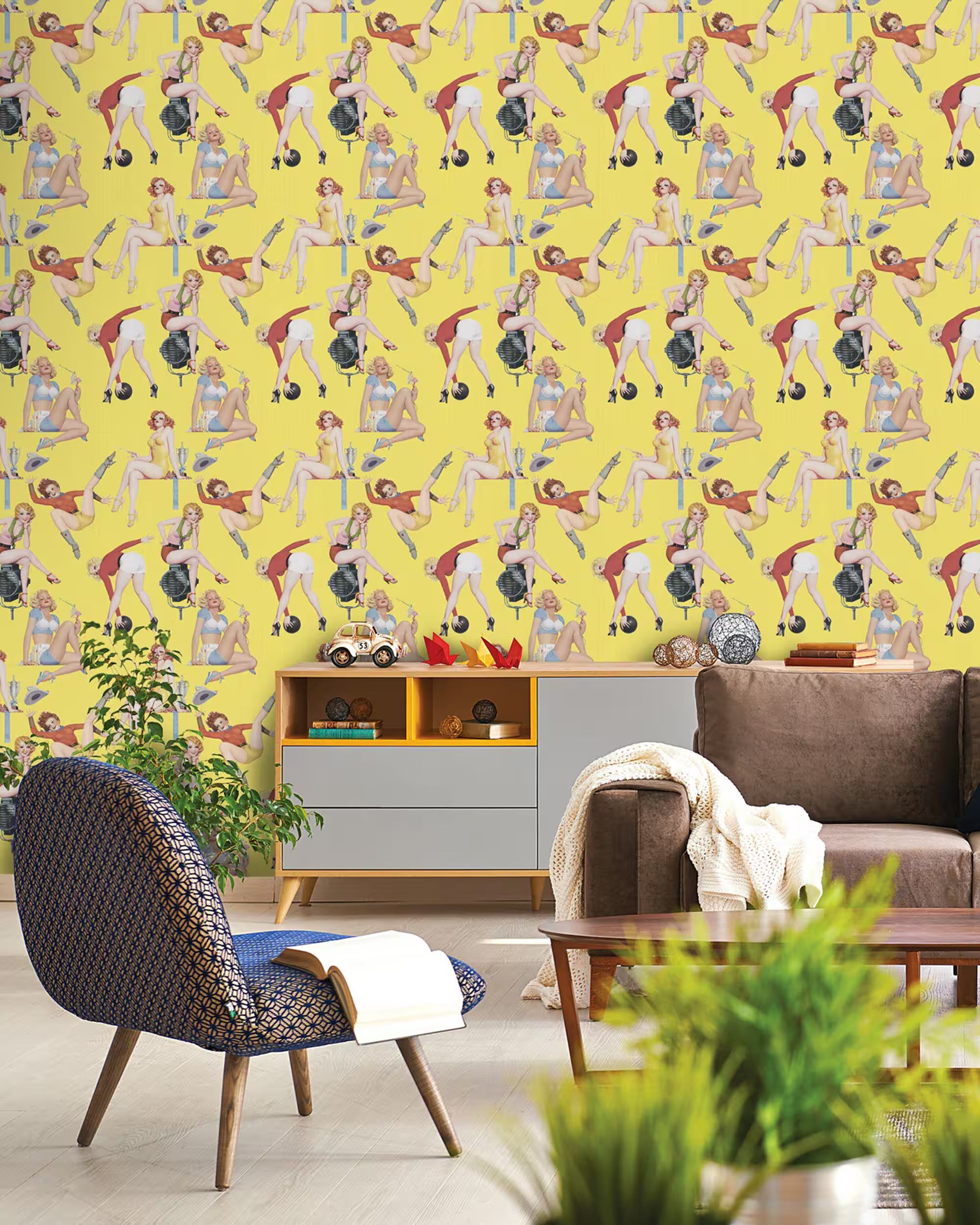 Pin-Up Girls Wallpaper by Mind The Gap