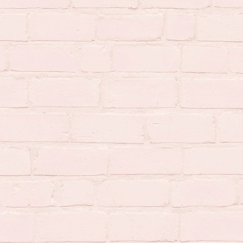 Painted Blush Brick Wallpaper by Woodchip & Magnolia