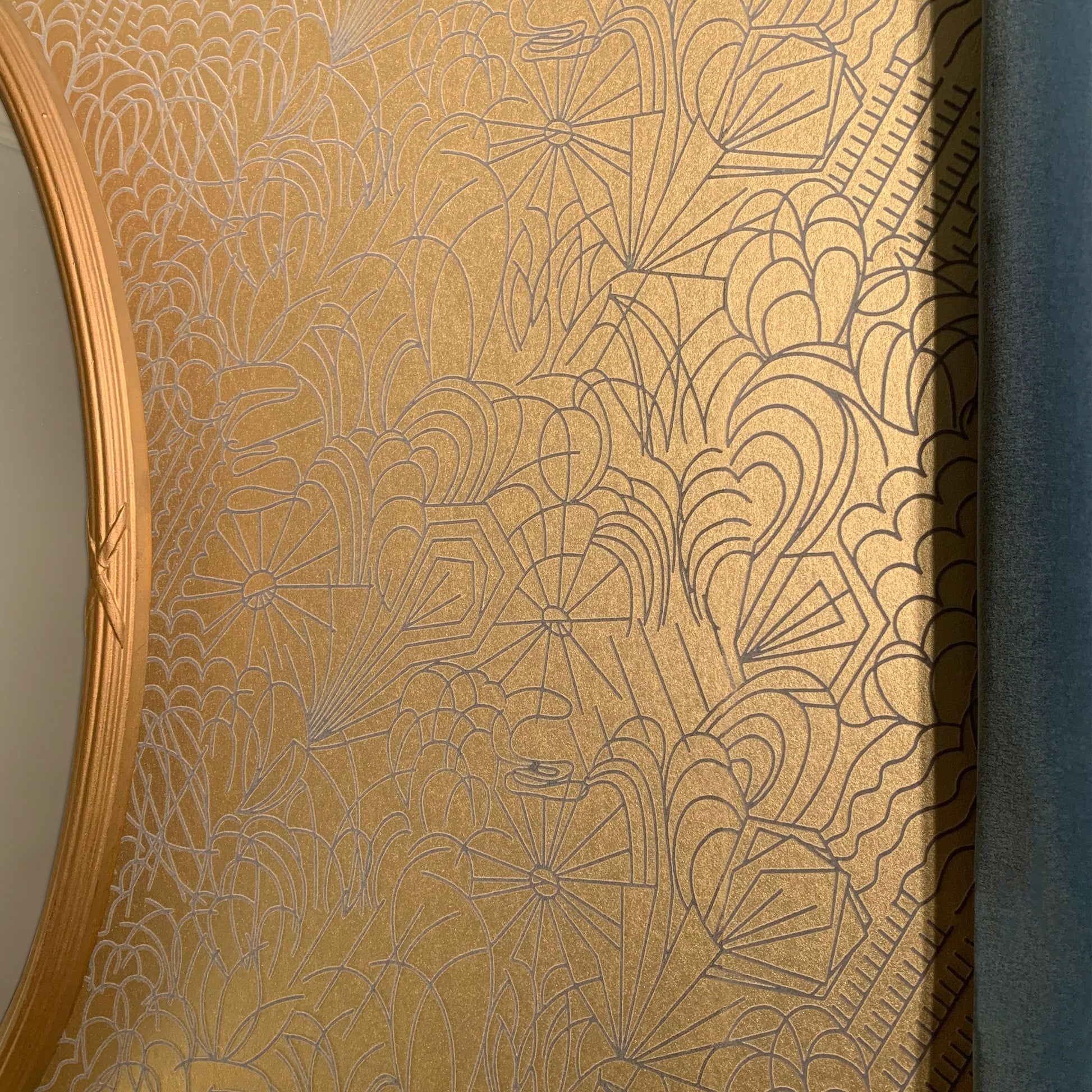 Pop Flock Wallpaper by Erica Wakerly