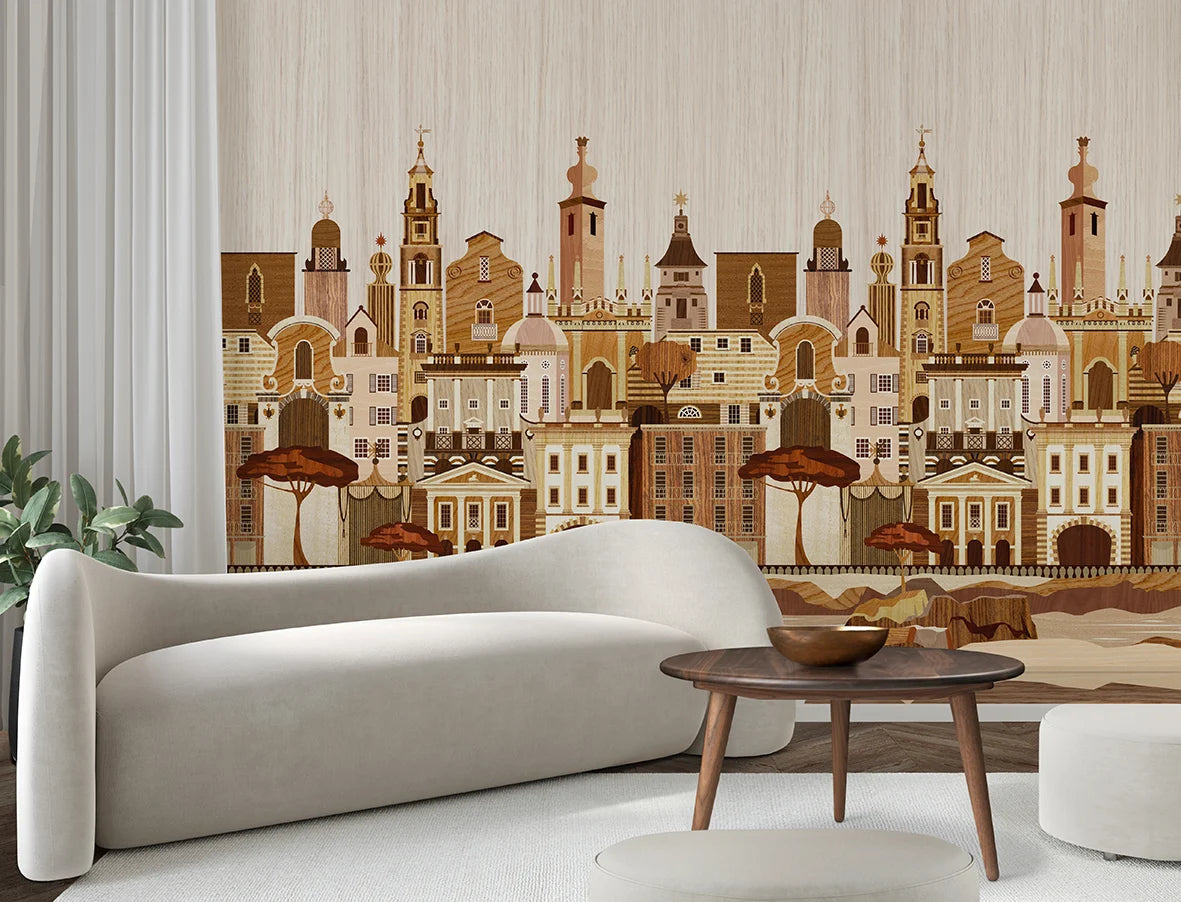 Italianate Mural by Mini Moderns