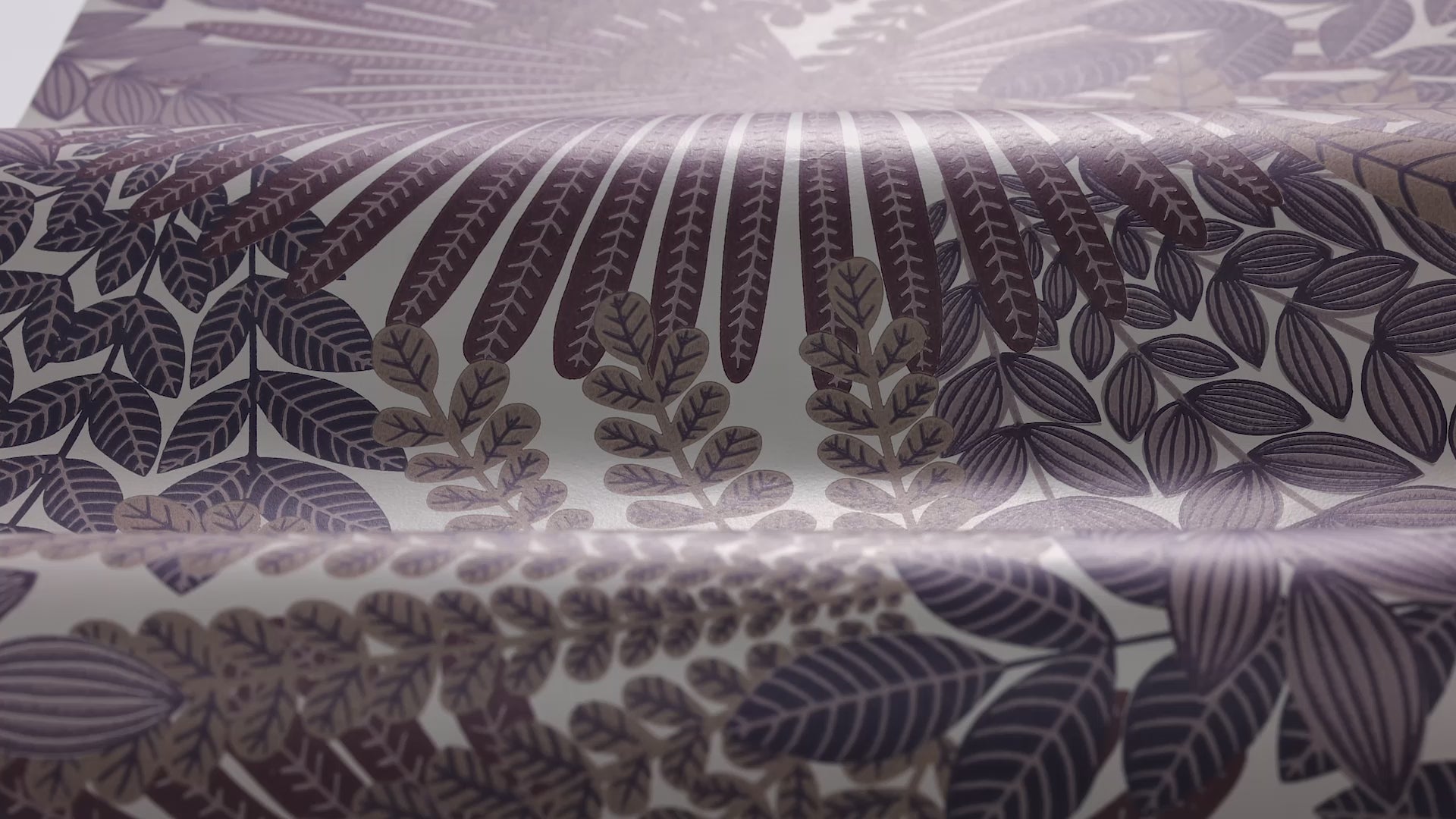 Velvet Leaves Wallpaper by BoråsTapeter