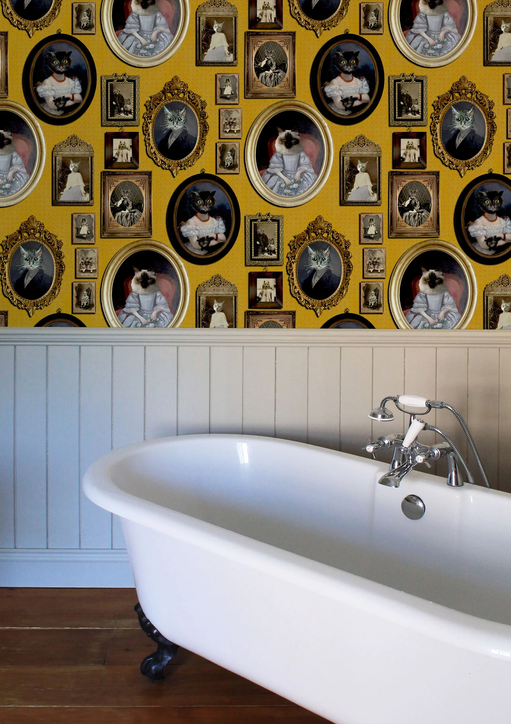 A Cavalcade of Cats Wallpaper by Graduate Collection