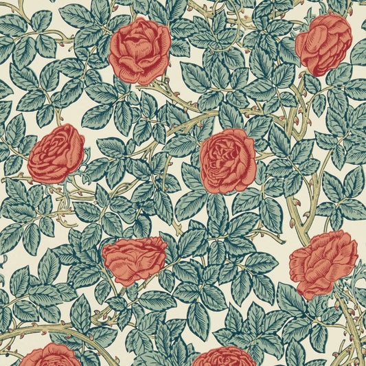 Rambling Rose Wallpaper by Morris & Co.
