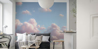 Ethereal Cloud Drift Mural by HappyWall