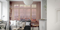 Eiffel Tower from a Window Mural by HappyWall