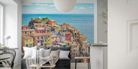 Manarola Architecture Mural by HappyWall