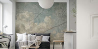 Antique Cloud Fresco Mural by HappyWall