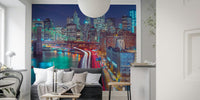 Streets of Manhattan City Mural by HappyWa