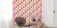 Babes and Bubbly Wallpaper Mural by HappyWall
