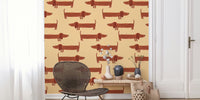 Teckel Mural by HappyWall