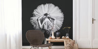 Ballerina at Class Mural by HappyWall
