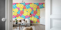 Citrus Fruit Slices Mural by HappyWall