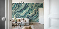 Sapphire Agate Mural by HappyWall