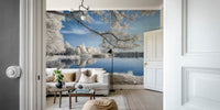 Renkowo Snowy Landscape Mural by HappyWall