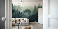 Misty Forest Beauty II Mural by HappyWall