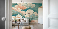 Celestial Asian Clouds Mural by HappyWall