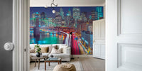 Streets of Manhattan City Mural by HappyWa