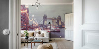 Evening Cityscape Vibes Mural by HappyWall