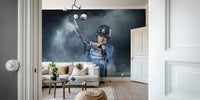 Baseball Hit Mural by HappyWall