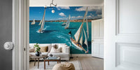 Race Start Mural by HappyWall