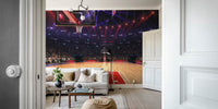 Basketball Court Mural by HappyWall