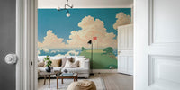 Ocean Golf Club Mural by HappyWall