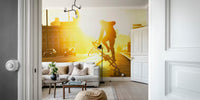 Flatland Bike Mural by HappyWall