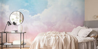 Pastel Couds II Wallpaper Mural by HappyWall
