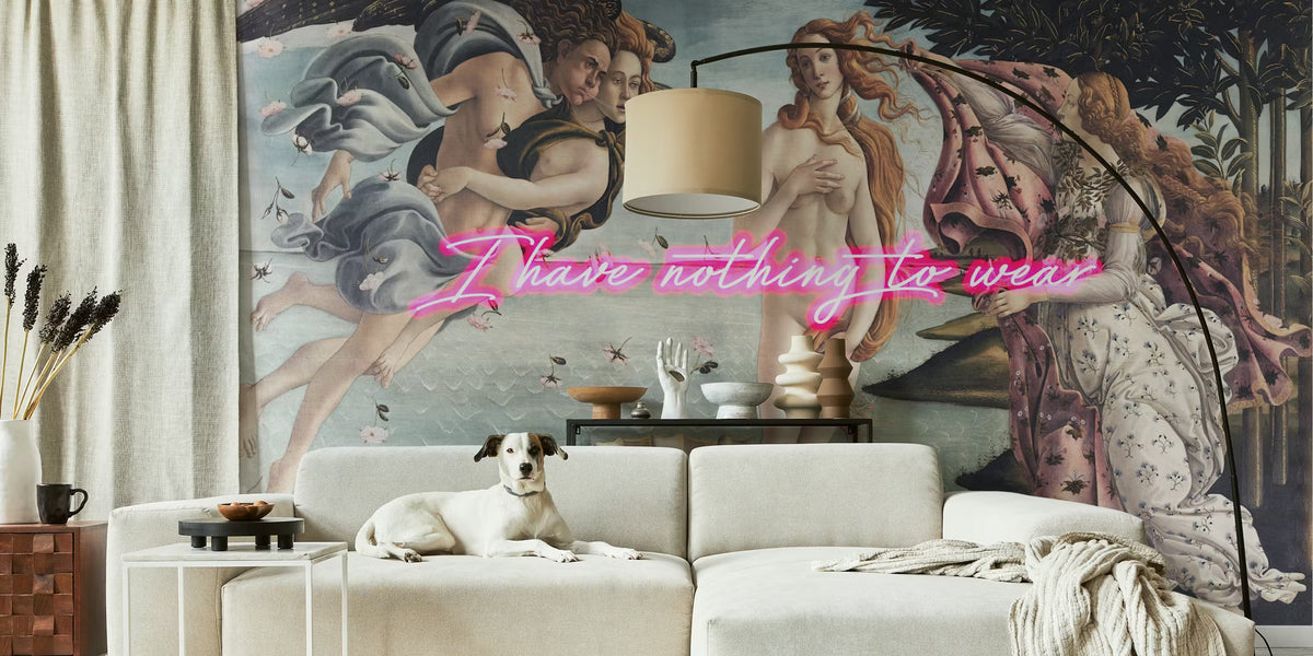 Venus Nothing To Wear Mural by HappyWall