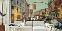 Morning In Venice City Mural by HappyWall