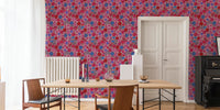 Pick A Posy Retro Boho Flowers Mural by HappyWall