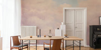 Cotton Candy Clouds Mural by HappyWall