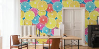 Citrus Fruit Slices Mural by HappyWall