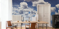 Clouds Over Water Mural by HappyWall