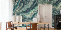 Sapphire Agate Mural by HappyWall