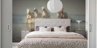 Camargue Horses Mural by HappyWall