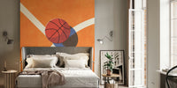 BALLS Basketball - indoor I Mural by HappyWall