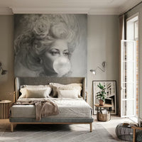 Marie Antoinette Bubble- Gum Mural by Happy Wall