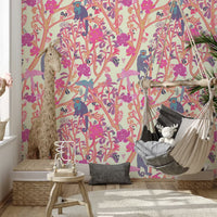 Capuchin Monkeys Mural by HappyWall