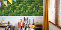 Crocodile Rock Mural by HappyWall