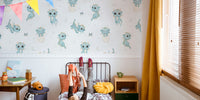 Baby Dragon Mural by HappyWall