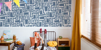 Black Cats Maze Mural by HappyWall