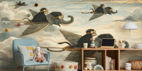 The Wild Flight Mural by HappyWall